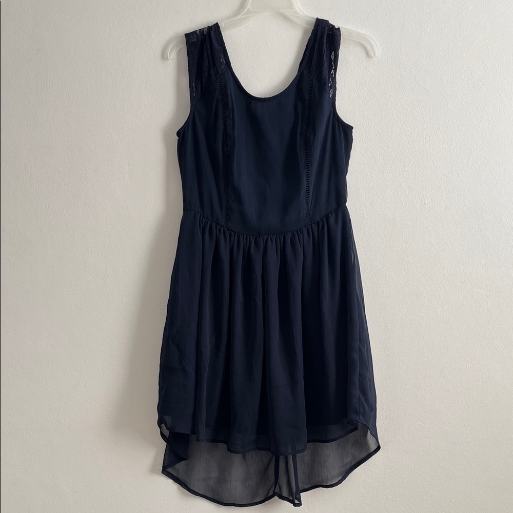 Band of Gypsies Asymmetrical Navy Dress